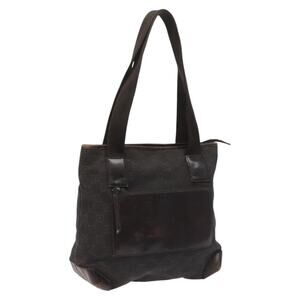 GUCCI GG Canvas Tote Bag Dark Brown